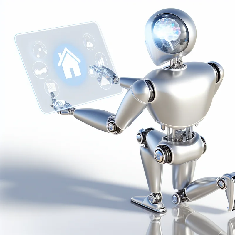 A visual representation of Revolutionizing Real Estate: The Impact of AI on Property Markets featuring AI technologies and industry-specific elements.