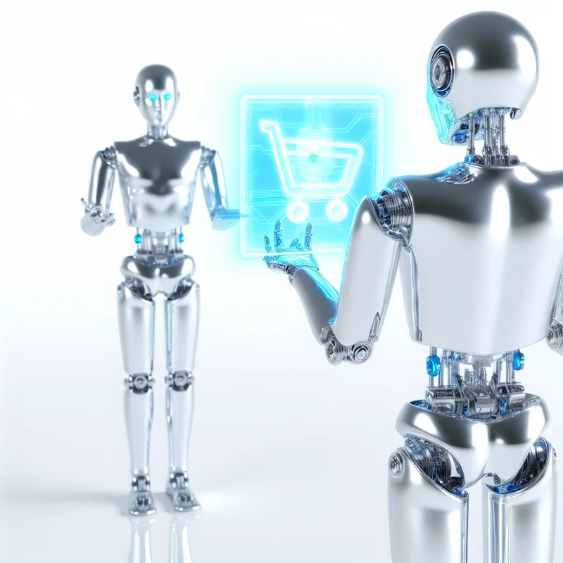 A visual representation of Revolutionizing E-Commerce: The Impact and Future of AI-Driven Solutions featuring AI technologies and industry-specific elements.