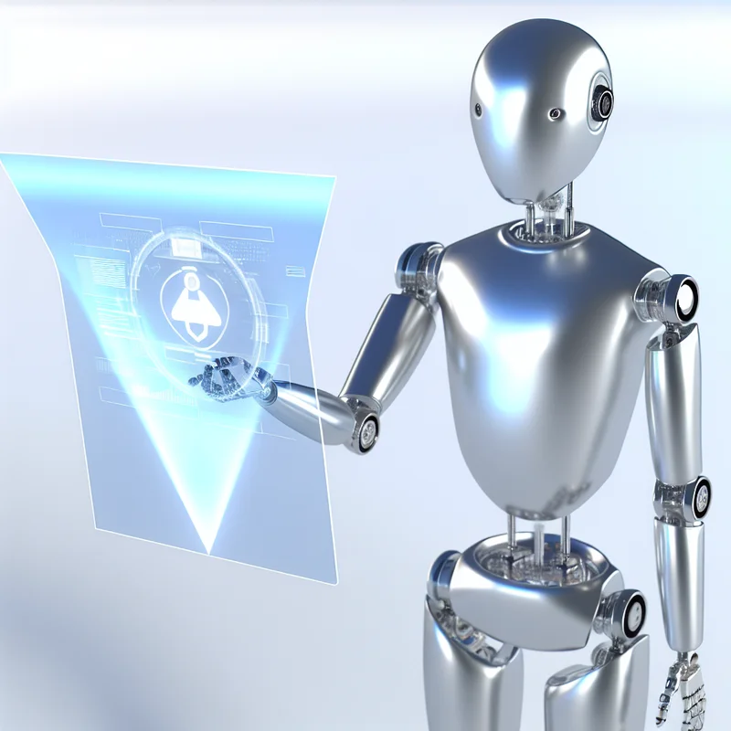 A visual representation of Harnessing Artificial Intelligence for Technological Advancement: Applications and Challenges featuring AI technologies and industry-specific elements.